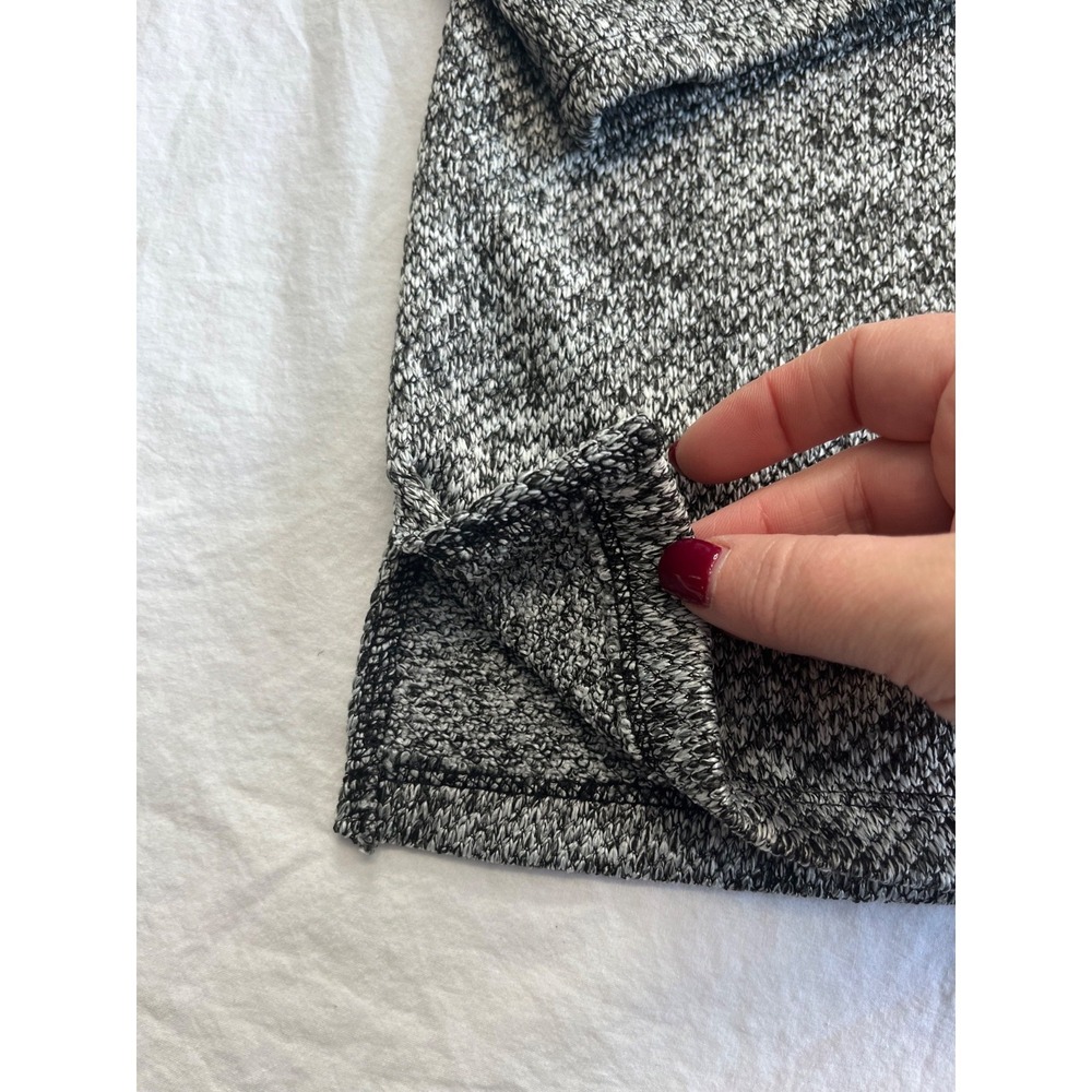 Lane Bryant Cowl Neck Boucle Sweatshirt Womens sz 14/16 Black White Cozy Casual - Picture 6 of 13